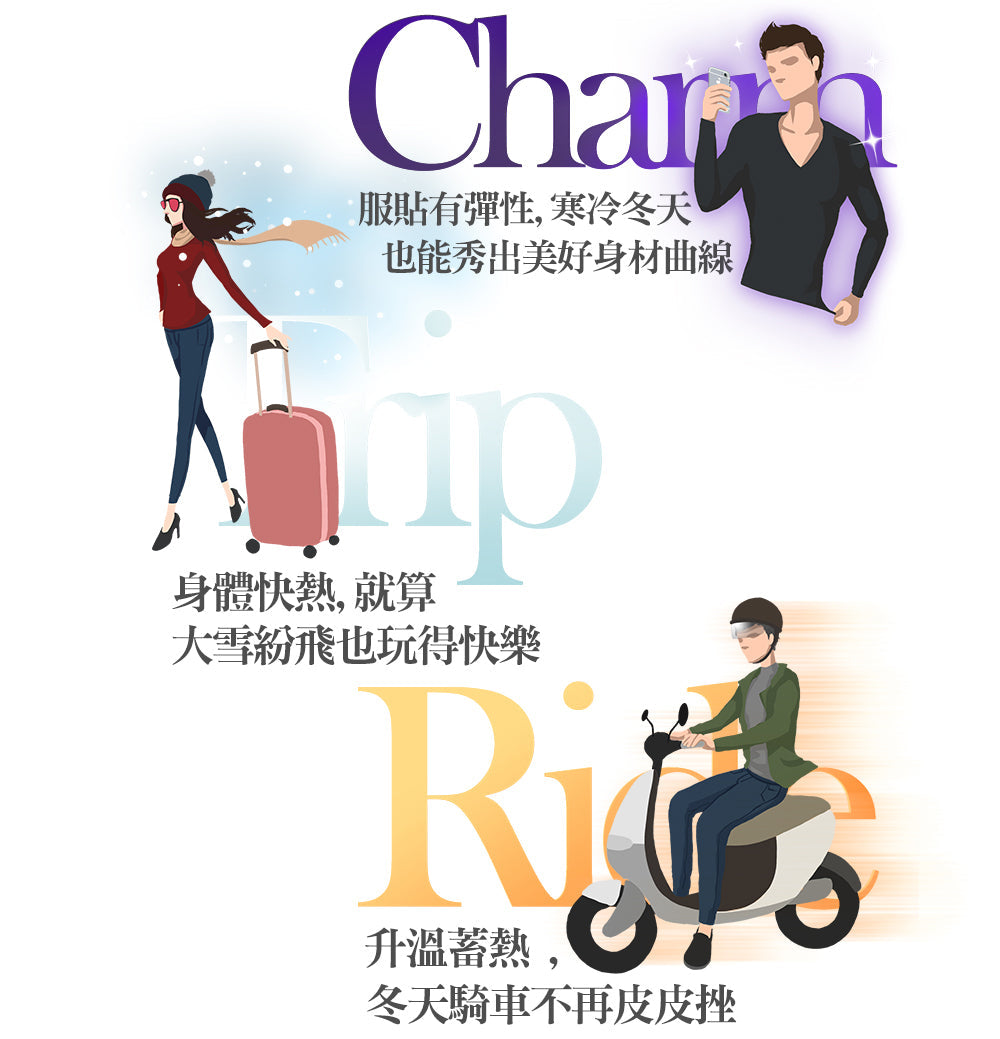 【佳立適】MIT快熱紗 女裝保暖衣(寬口U領)台灣製發熱衣