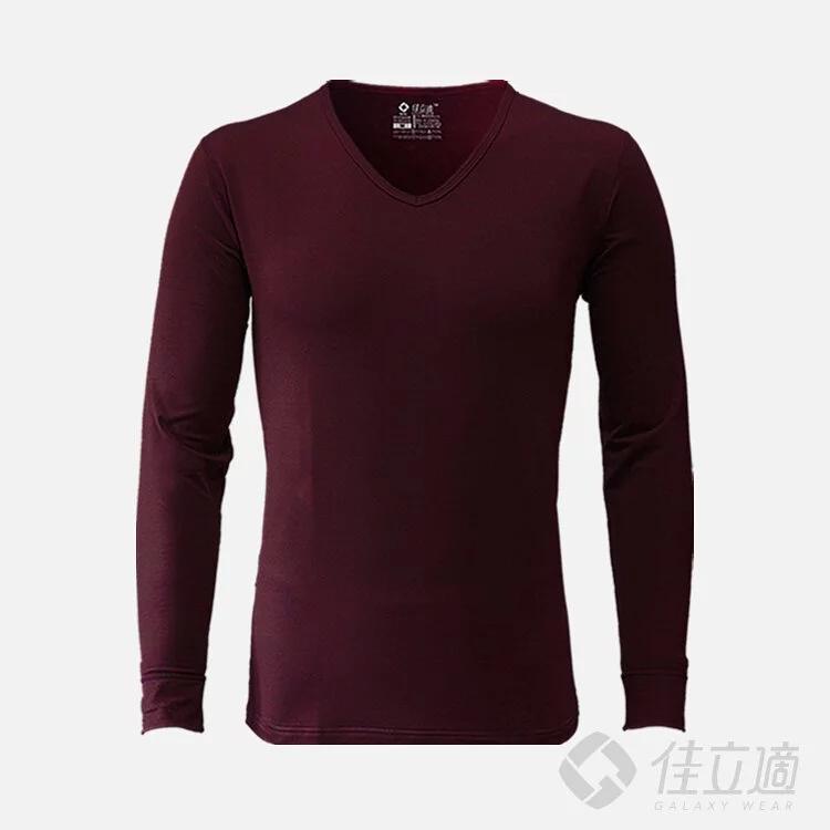 【佳立適】MIT快熱紗 男裝保暖衣(V領)台灣製發熱衣