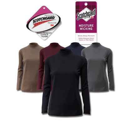 【佳立適】MIT快熱紗 女裝保暖衣（半高領）台灣製發熱衣