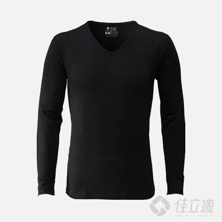 【佳立適】MIT快熱紗 男裝保暖衣（V領）台灣製發熱衣