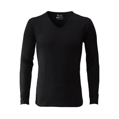Men’s Thermal Top – Quick-Heating, Moisture-Wicking, V Neck
