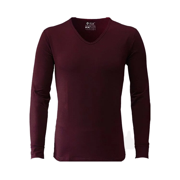Men’s Thermal Top – Quick-Heating, Moisture-Wicking, V Neck