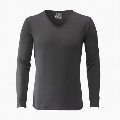 Men’s Thermal Top – Quick-Heating, Moisture-Wicking, V Neck