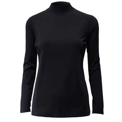 Women’s Thermal Top – Quick-Heating, Moisture-Wicking, Mock Neck