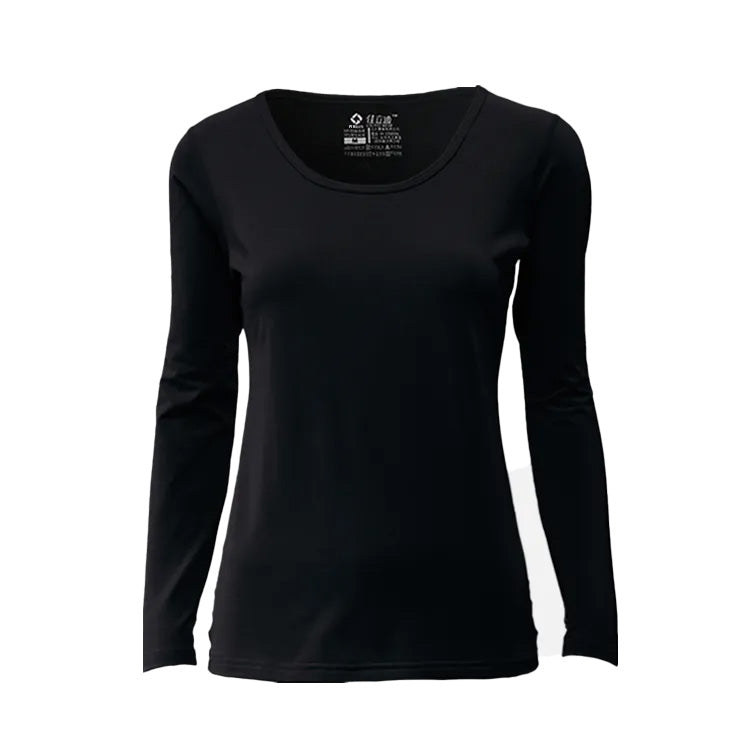 Women’s Thermal Top – Quick-Heating, Moisture-Wicking, Scoop Neck
