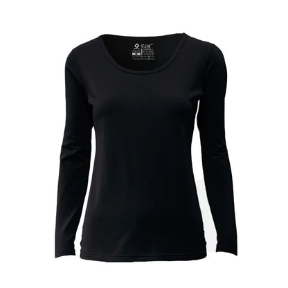 Women’s Thermal Top – Quick-Heating, Moisture-Wicking, Scoop Neck