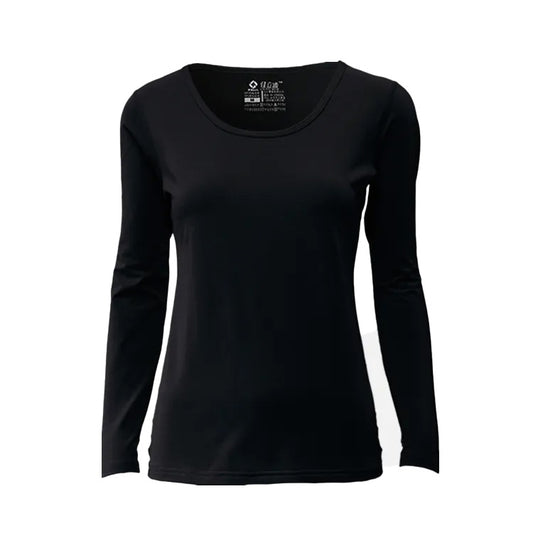 Women’s Thermal Top – Quick-Heating, Moisture-Wicking, Scoop Neck