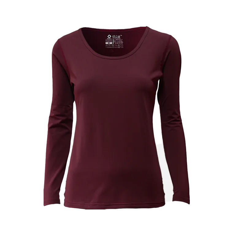 Women’s Thermal Top – Quick-Heating, Moisture-Wicking, Scoop Neck