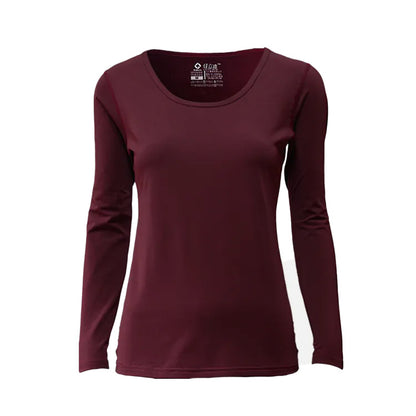 Women’s Thermal Top – Quick-Heating, Moisture-Wicking, Scoop Neck