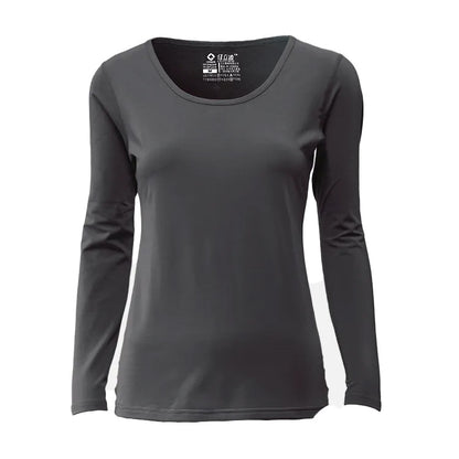 Women’s Thermal Top – Quick-Heating, Moisture-Wicking, Scoop Neck