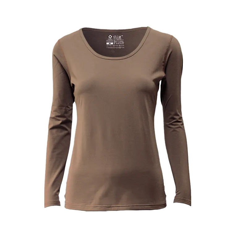 Women’s Thermal Top – Quick-Heating, Moisture-Wicking, Scoop Neck