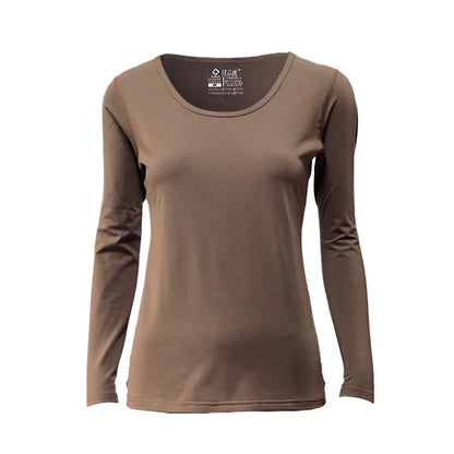 Women’s Thermal Top – Quick-Heating, Moisture-Wicking, Scoop Neck