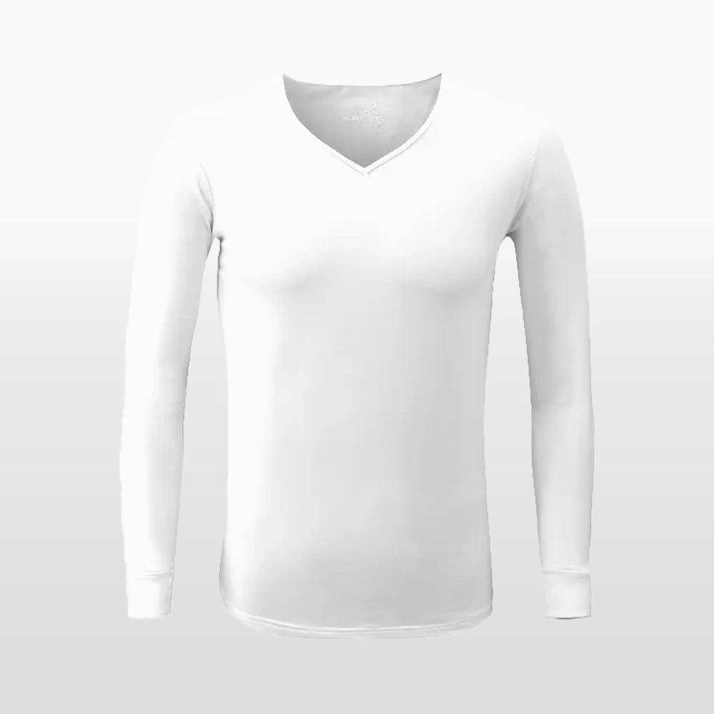 Men’s Thermal Top – Infrared-Heating, Moisture-Wicking, V Neck