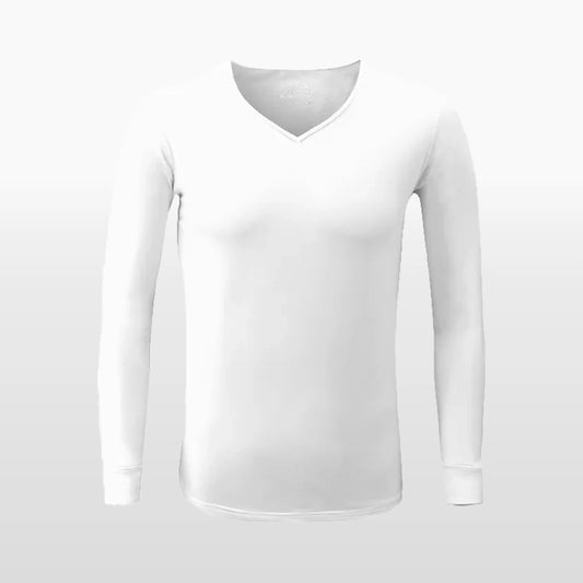 Men’s Thermal Top – Infrared-Heating, Moisture-Wicking, V Neck
