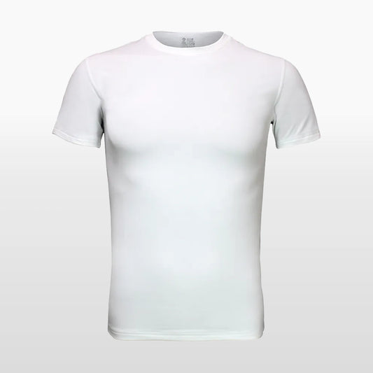 Men’s Thermal Top – Infrared-Heating, Moisture-Wicking, Crew Neck Short Sleeves