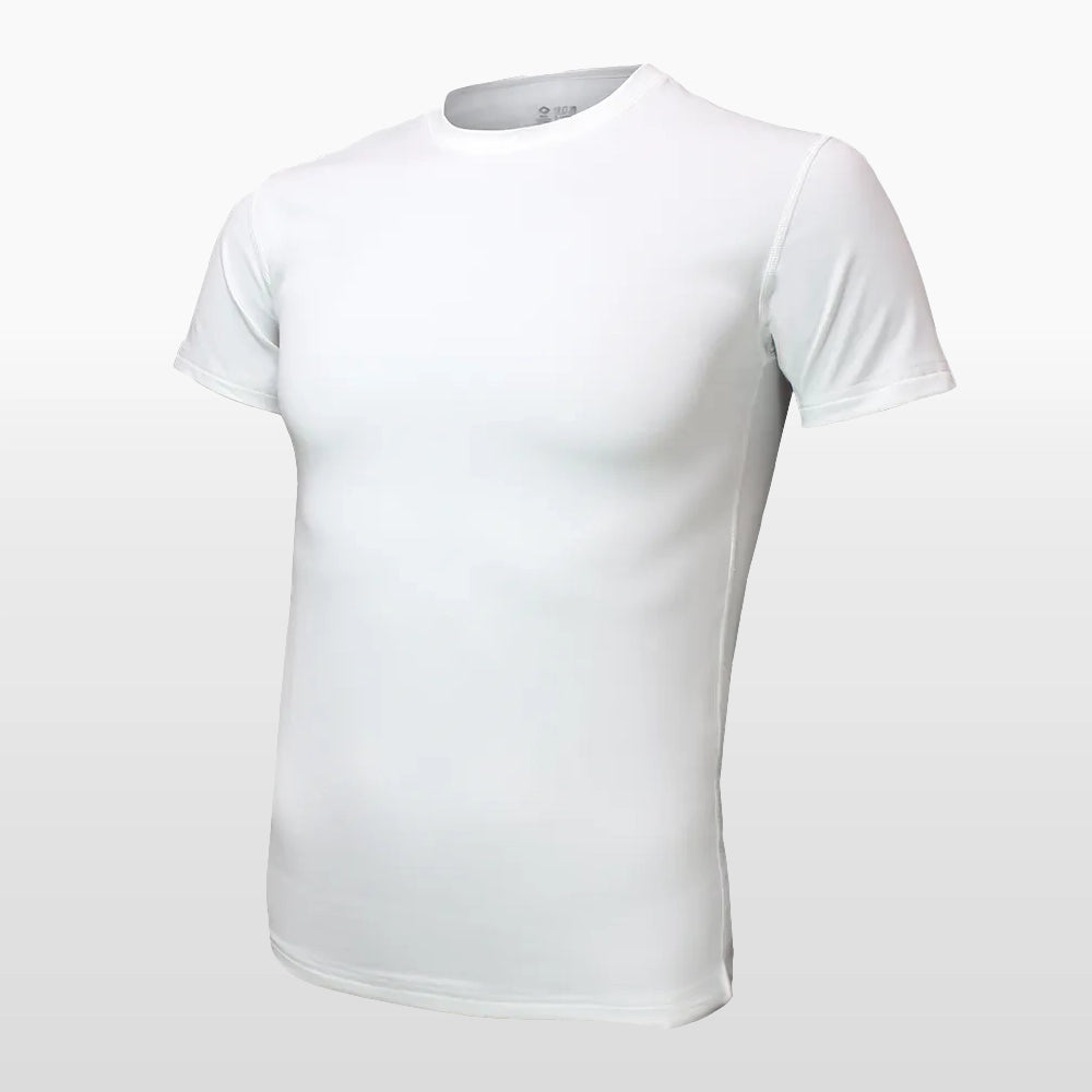 Men’s Thermal Top – Infrared-Heating, Moisture-Wicking, Crew Neck Short Sleeves