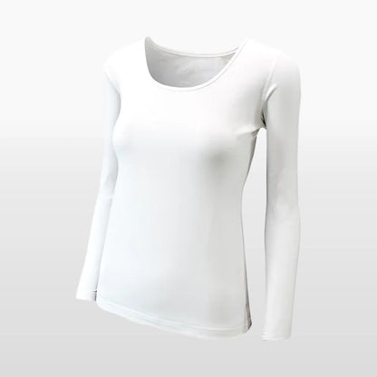 Women’s Thermal Top – Infrared-Heating, Moisture-Wicking, Scoop Neck